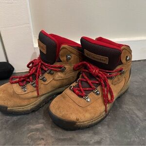 Columbia Red and Brown Outdoor Footwear